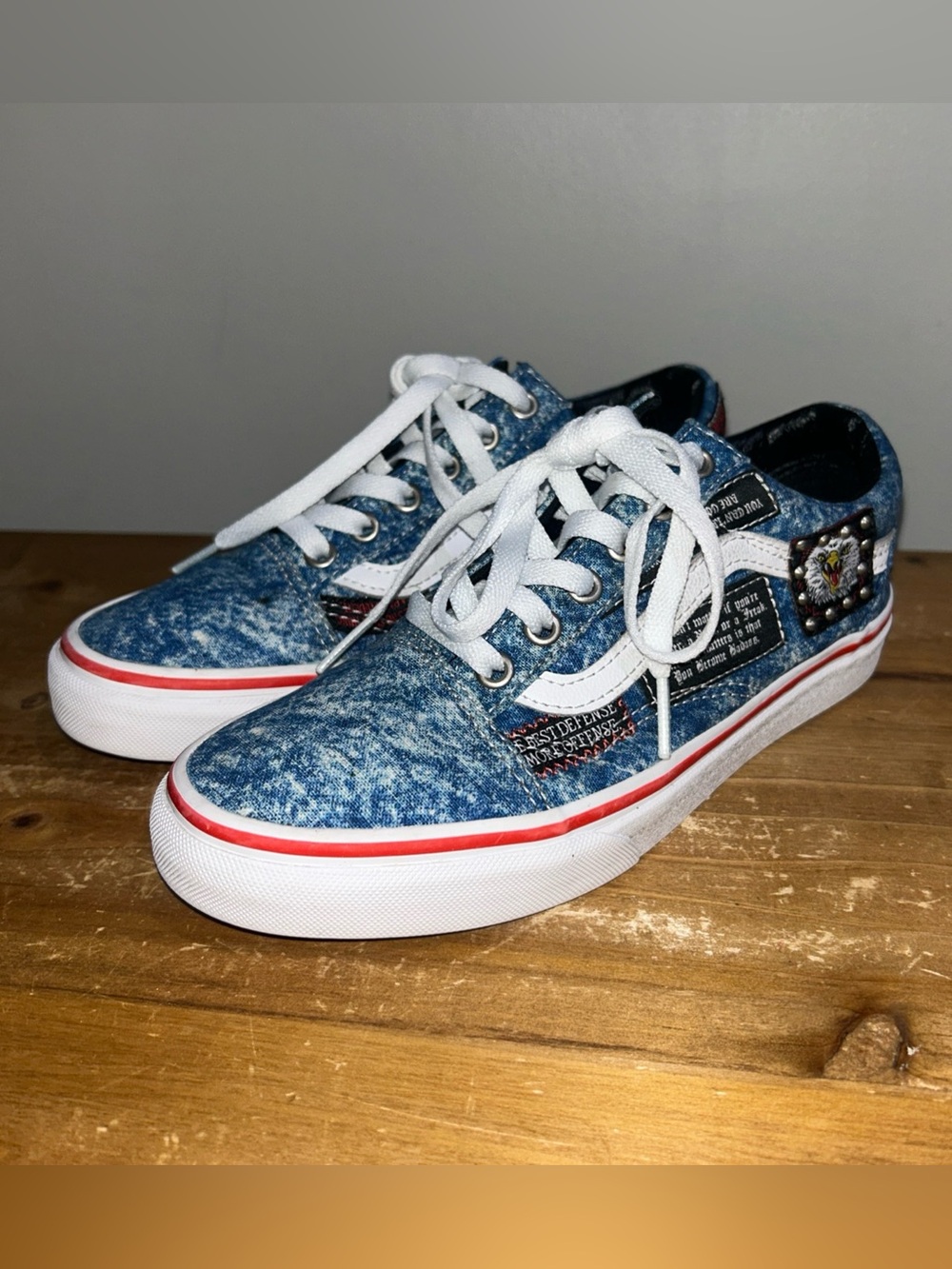 Vans Old Skool Cobra Kai Eagle Fang Karate Skate Shoes Men 5 Women 6.5